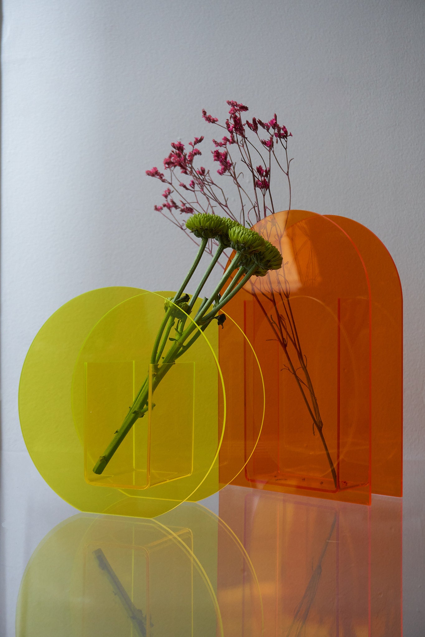 Vibrant Acrylic Vase